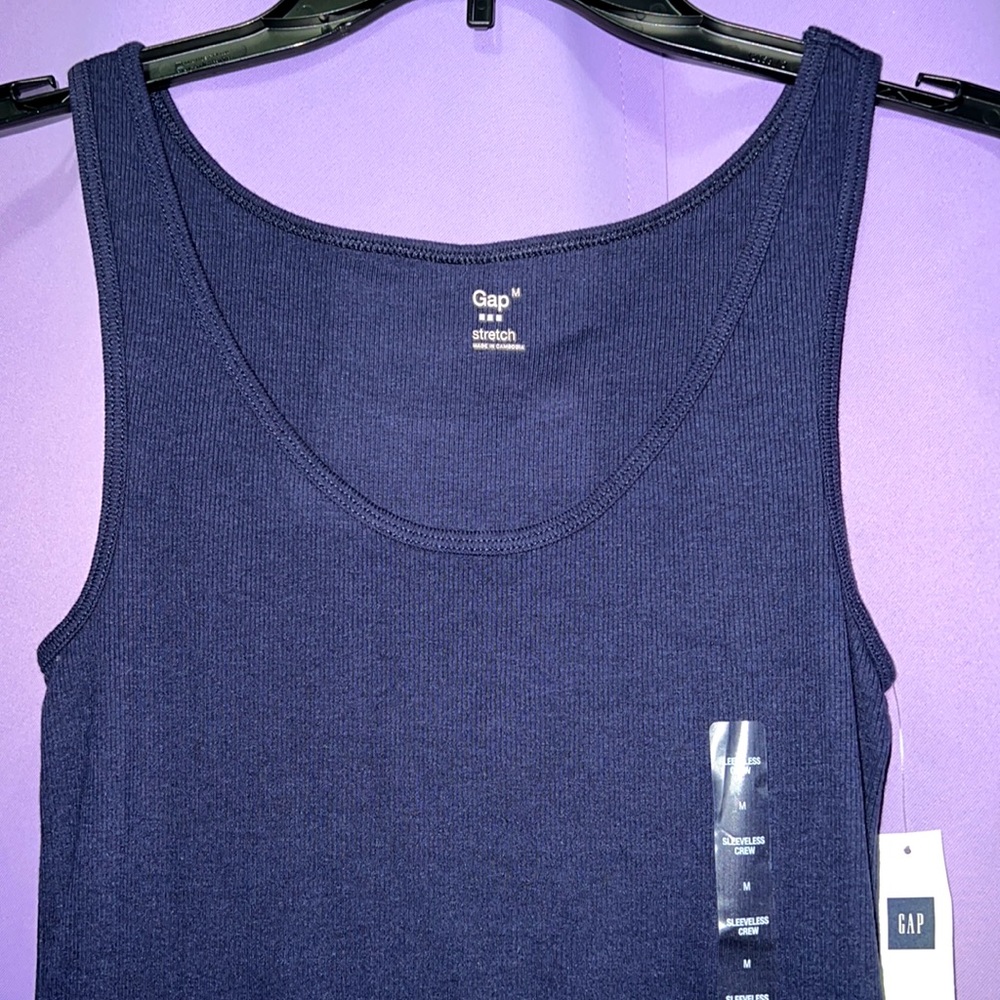 Stretch Rib Tank Top - Picture 2 of 5